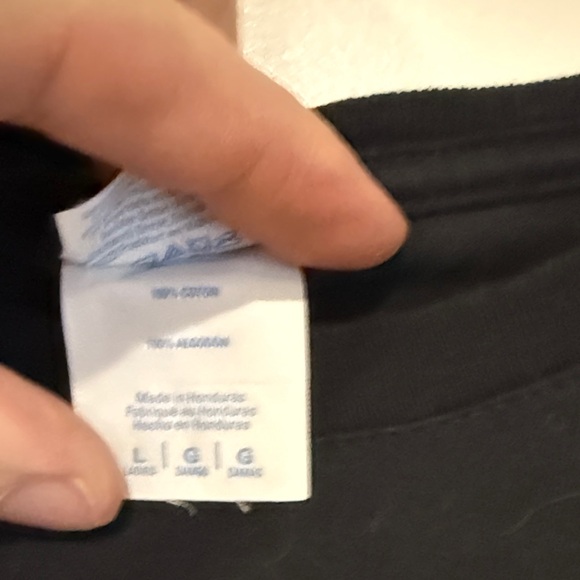 Port and Company Black Halloween Ghost Tee - Picture 2 of 3